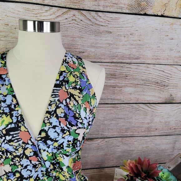 NWT Parker Kenna Silk Cannes Floral Top Large - Picture 4 of 10
